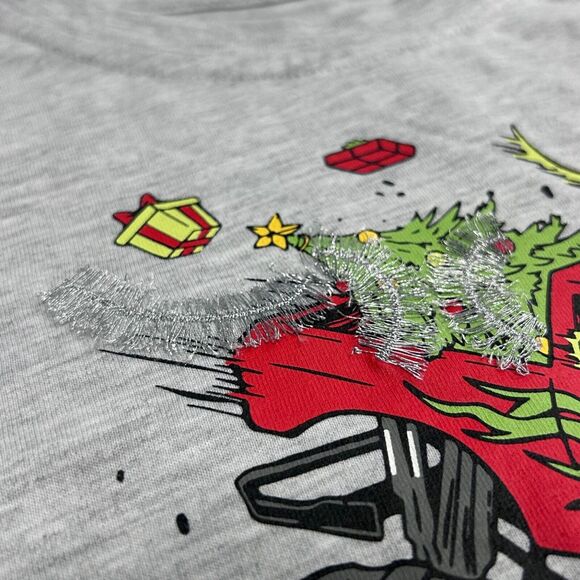 NWT Dot & Zazz Boys XL 16 Truck Santa Lizard Christmas Short Sleeve Top Cruise - Picture 8 of 10